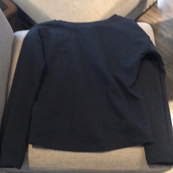 Joe Fresh navy flower sweatshirt size 6 BRAND NEW, NEVER WORN NWOT - Picture 2 of 3